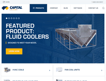 Tablet Screenshot of capitalcoil.com